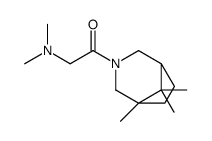 2-(dimethylamino)-1-(5,8,8-trimethyl-3-azabicyclo[3.2.1]octan-3-yl)ethanone结构式