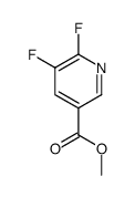 methyl 5,6-difluoropyridine-3-carboxylate structure