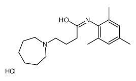 4-(azepan-1-yl)-N-(2,4,6-trimethylphenyl)butanamide,hydrochloride Structure