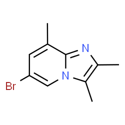 6-bromo-2,3,8-trimethylimidazo[1,2-a]pyridine Structure