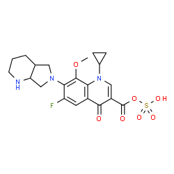 Moxifloxacin Acyl Sulfate (Discontinued) see M745030结构式