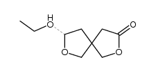 8-ethoxy-2,7-dioxaspiro[4.4]nonane-3-one结构式