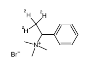 1-phenylethyltrimethylammonium-2,2,2-d3 bromide Structure