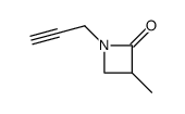 2-Azetidinone,3-methyl-1-(2-propynyl)-(9CI) structure