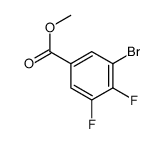 Methyl 3-bromo-4,5-difluorobenzoate structure