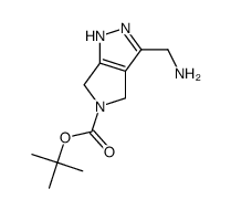 3-Aminomethyl-4,6-dihydro-1H-pyrrolo[3,4-c]pyrazole-5-carboxylicacidtert-butylester结构式