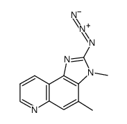 2-Azido-3,4-dimethylimidazo[4,5-f]quinoline structure