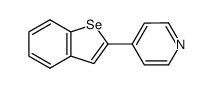 4-benzo[b]selenophen-2-yl-pyridine结构式
