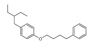 1-(2-ethylbutyl)-4-(4-phenylbutoxy)benzene结构式