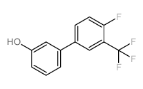 3-(4-氟-3-三氟甲基苯基)苯酚结构式