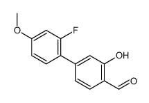 4-(2-fluoro-4-methoxyphenyl)-2-hydroxybenzaldehyde结构式