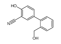 2-hydroxy-5-[2-(hydroxymethyl)phenyl]benzonitrile Structure