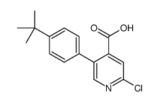 5-(4-tert-butylphenyl)-2-chloropyridine-4-carboxylic acid Structure