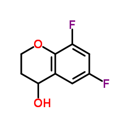 6,8-Difluoro-4-chromanol Structure