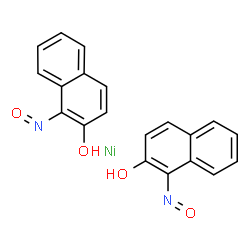 bis(1-nitroso-2-naphtholato)nickel Structure