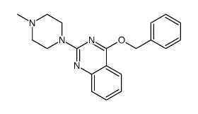 2-(4-methylpiperazin-1-yl)-4-phenylmethoxyquinazoline结构式