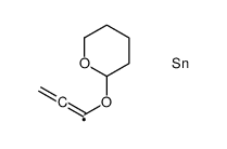 trimethyl-[1-(oxan-2-yloxy)propa-1,2-dienyl]stannane结构式
