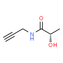 Propanamide, 2-hydroxy-N-2-propynyl-, (S)- (9CI) structure