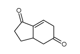 2,3,3a,4-tetrahydro-1H-indene-1,5(6H)-dione结构式