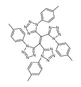 1,1,2,2,-tetra<1-(4-tolyl)-5-tetrazolyl>ethylene结构式