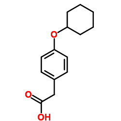 [4-(Cyclohexyloxy)phenyl]acetic acid Structure