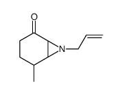 7-allyl-5-methyl-7-azabicyclo[4.1.0]heptan-2-one结构式