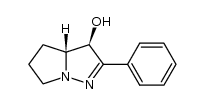 (3SR,3aSR)-3-hydroxy-2-phenyl-3,3a,4,5-tetrahydro-6H-pyrrolo[1,2-b]pyrazole结构式