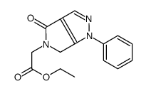 ethyl 2-(4-oxo-1-phenyl-6H-pyrrolo[3,4-c]pyrazol-5-yl)acetate Structure