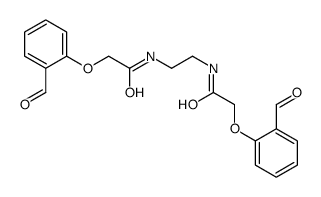 2-(2-formylphenoxy)-N-[2-[[2-(2-formylphenoxy)acetyl]amino]ethyl]acetamide结构式