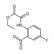 ethyl 2-(4-fluoro-2-nitroanilino)-2-oxoacetate结构式