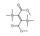 dimethyl 2,3-bis(trimethylsilyl)but-2-enedioate Structure