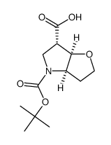 Racemic-(3aR,6S,6aR)-4-(tert-butoxycarbonyl)hexahydro-2H-furo[3,2-b]pyrrole-6-carboxylic acid picture