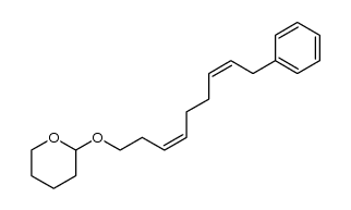 2-[(9-phenylnona-3Z,7Z-dien-1-yl)oxy]tetrahydro-2H-pyran Structure