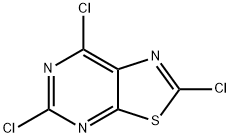 2,5,7-Trichlorothiazolo[5,4-d]pyrimidine Structure