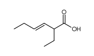 2-ethyl-hex-3t-enoic acid结构式