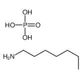 heptan-1-amine,phosphoric acid结构式