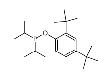 ((2,4-di-tert-butylphenyl)O)(i-Pr)2P结构式