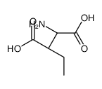 Aspartic acid,3-ethyl- Structure
