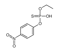 ethoxy-hydroxy-(4-nitrophenoxy)-sulfanylidene-λ5-phosphane结构式