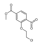 methyl 3-(2-chloroethoxy)-4-nitrobenzoate结构式