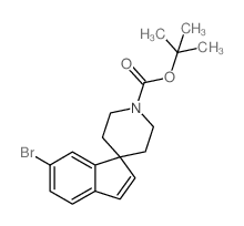 tert-Butyl 6-bromospiro[indene-1,4'-piperidine]-1'-carboxylate Structure