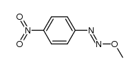 anti-4-Nitrophenylazo methyl ether Structure