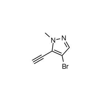 4-Bromo-5-ethynyl-1-methyl-1H-pyrazole Structure