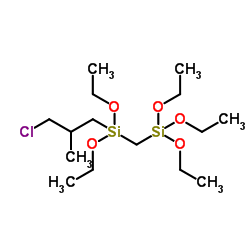 1-(3-CHLOROISOBUTYL)-1,1,3,3,3-PENTAETHOXY-1,3-DISILAPROPANE结构式