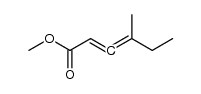 (R)-(-)-4-Methyl-Δ2,3-hexadiensaeure-methylester Structure