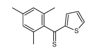 thiophen-2-yl-(2,4,6-trimethylphenyl)methanethione结构式