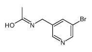 N-((5-bromopyridin-3-yl)methyl)acetamide结构式