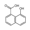 8-hydroxynaphthalene-1-carboxylic acid结构式