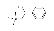 1-Phenyl-2-(trimethylsilyl)ethanol Structure