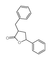 3-benzyl-5-phenyl-oxolan-2-one结构式